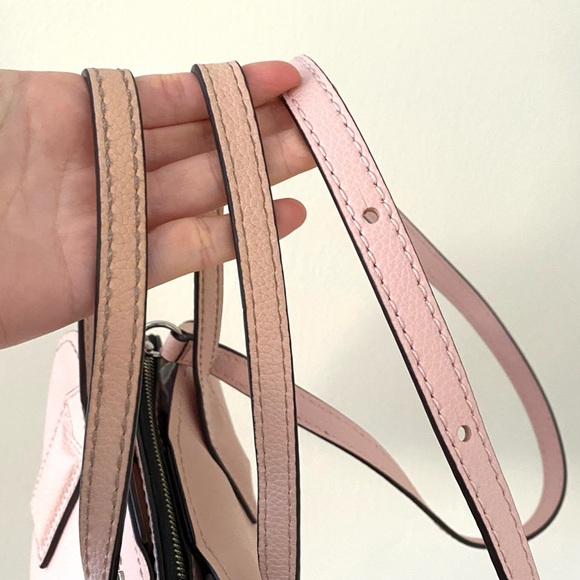 $425 Marc Jacobs Editor 29 Pearl Pink Pebble Leather Satchel Crossbody Bag - Picture 8 of 14